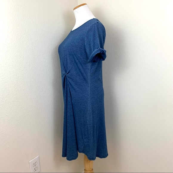 ✨5 FOR $25✨ Anthro Holding Horses Blue Knit T-shirt Dress - Picture 5 of 9